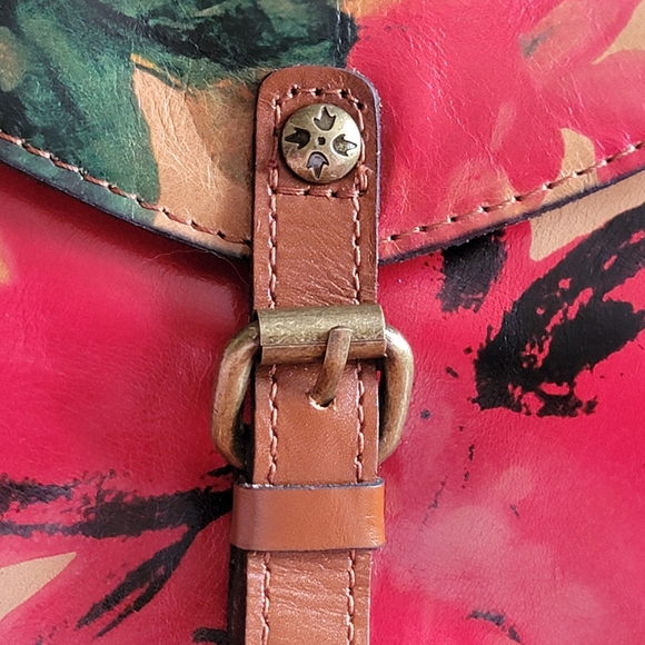 NWT Patricia Nash Avellino Spring Multi Leather Crossbody Bag Purse - Picture 11 of 16